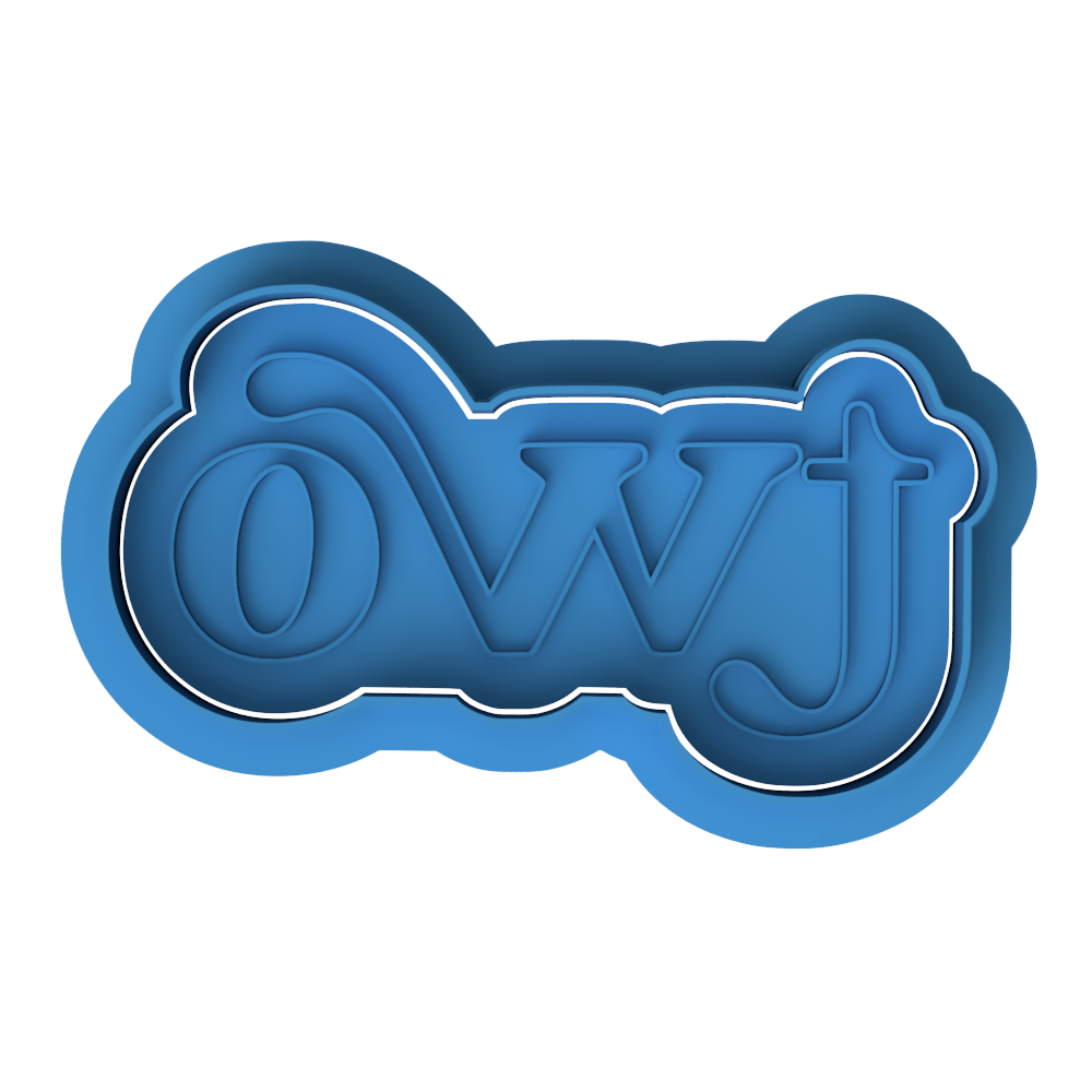 Second Birthday "two" Plaque Cookie Cutter and Embosser Set | Milestone, Number Two