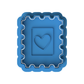 Love Heart Postage Stamp Cookie Cutter and Embosser Set | Valentine's Day, Sweet Mail, Wedding