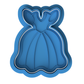 Princess Dress Ballgown Cookie Cutter and Embosser Stamp | Fairy Tale, Cinderella Costume, Fashion