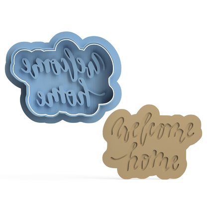 Welcome Home Cookie Cutter & Stamp