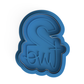 Script Two Cookie Cutter and Embosser | Second Birthday Cookie Stamp