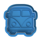 Van Cookie Cutter & Embosser Travel Biscuit Stamp