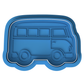 Van side Cookie Cutter & Embosser Travel Biscuit Stamp