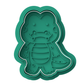Crocodile Cookie Cutter & Embosser Jungle Animals Biscuit Stamp