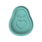 Avocado Cookie Cutter & Embosser Cute Food Theme Biscuit Stamp