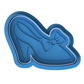 Princess Shoe Cookie Cutter and Embosser | High Heel Cookie Stamp