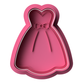 Wedding Dress Cookie Cutter & Embosser Set