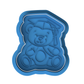 Graduation Teddy Bear Cookie Cutter and Embosser Stamp Set | Grad Cap, Cute Bear
