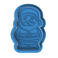 Cute Santa Claus Cookie Cutter and Embosser Stamp Set | Christmas, Holiday