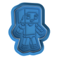 Minecraft Steve Player Character Cookie Cutter and Embosser Set | Blocky Gamer, Pixel