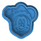 Mickey Mouse Christmas Cookie Cutter & Embosser