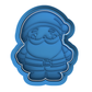 Jolly Santa Claus Cookie Cutter & Embosser – Christmas Baking Stamp