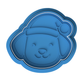 Christmas Puppy Cookie Cutter & Embosser – Cute Dog Santa Cookie Design