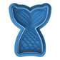 Mermaid Tail with Scales Cookie Cutter & Embosser Stamp Ocean & Fantasy Theme