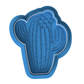 Cute Cactus with Flower Cookie Cutter and Embosser | Fiesta Llama Succulent Baking