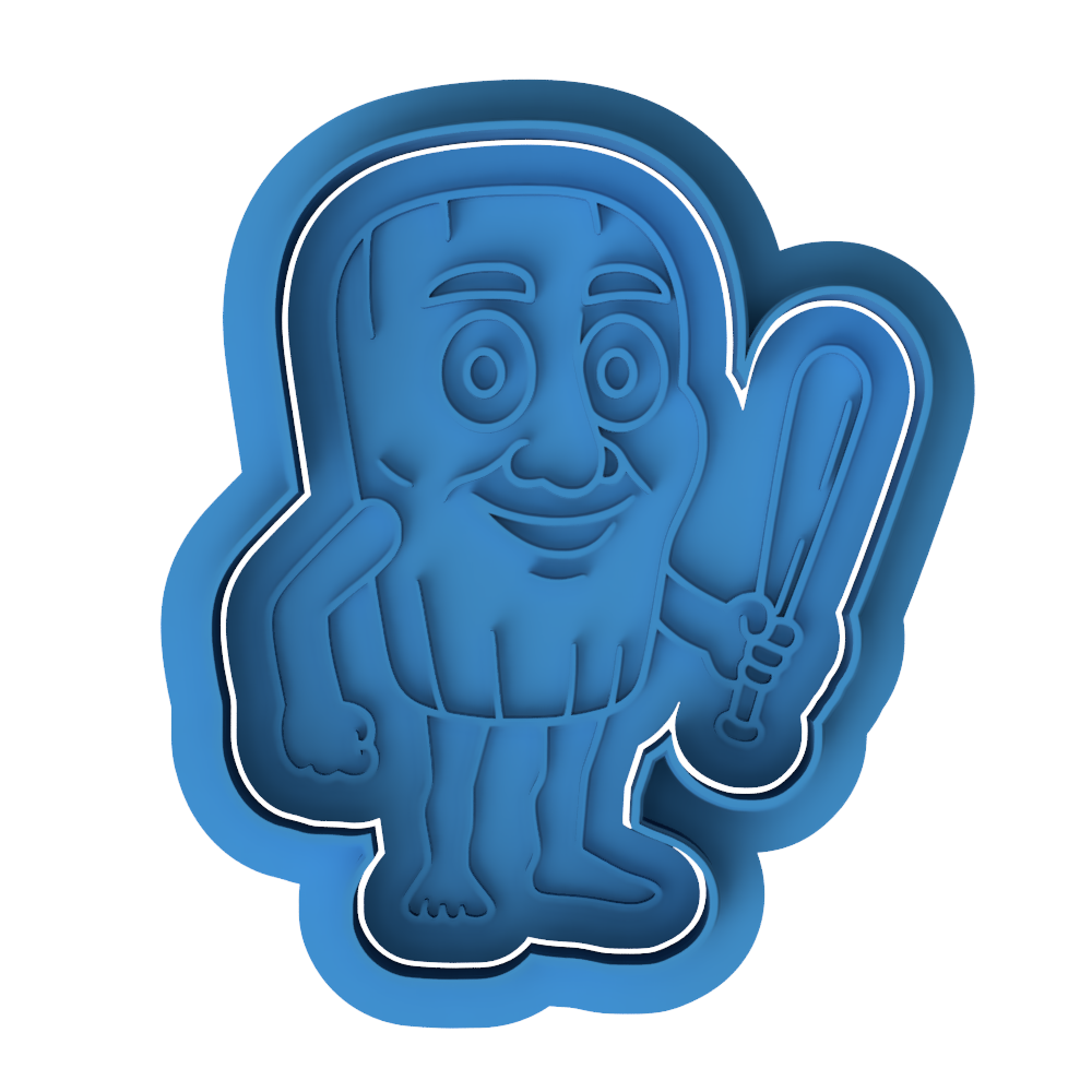 Tung Tung Sahur Cookie Cutter and Embosser | Brainrot The Batter Ramadan Meme