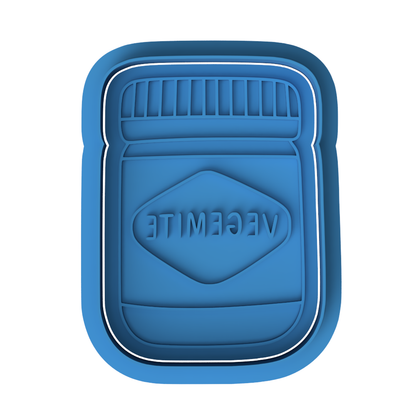 Vegemite Cookie Cutter & Embosser Stamp