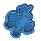Unicorn Cookie Cutter & Embosser Stamp