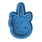 Unicorn Face Cookie Cutter & Embosser Stamp