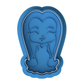 Morticia Addams Cookie Cutter & Embosser Stamp
