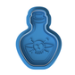 Poison Potion Bottle Cookie Cutter with Embosser
