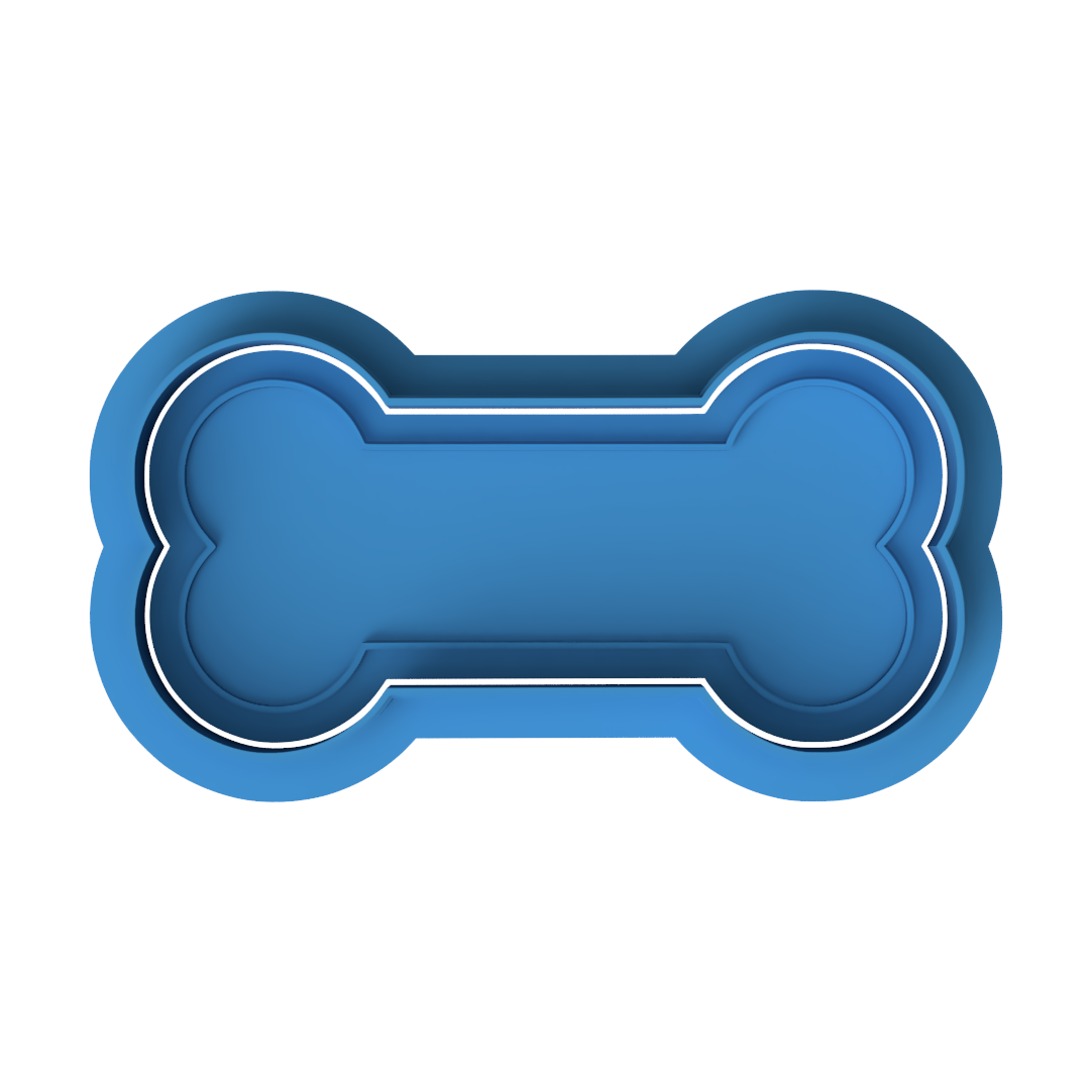 Dog Bone Cookie Cutter and Embosser Set – Puppy Birthday and Pet Party Baking Tool