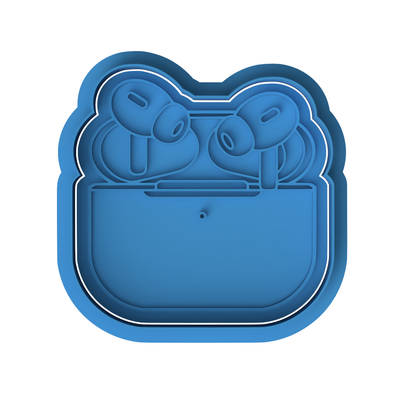 Wireless Earbuds and Charging Case Cookie Cutter and Embosser Set – Tech Lover Baking Tool