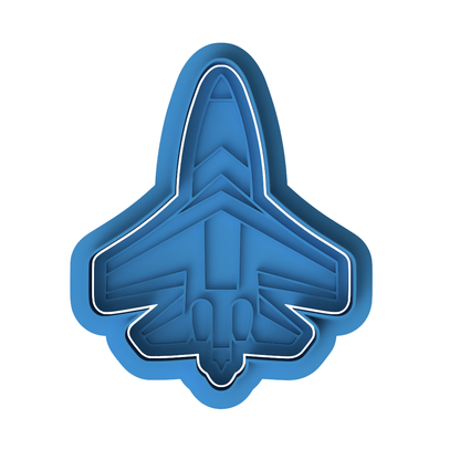 Fighter Jet Cookie Cutter and Embosser Set – Military Aviation Series
