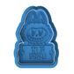 Labubu Holding Sign Cookie Cutter and Embosser Stamp | The Monsters, Art Toy, Valentine's Day