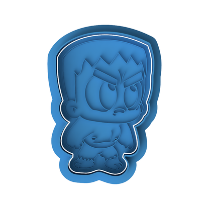 Cute Hulk Cookie Cutter and Embosser Stamp | Superhero, Avengers Party, Green Monster Treat