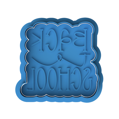 Back to School Word Cookie Cutter and Embosser Set | Classroom & Teacher Treats