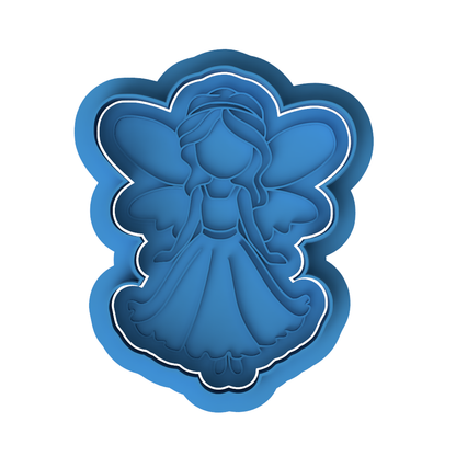 Fairy Princess Cookie Cutter and Embosser | Magical Birthday Party Baking Tool