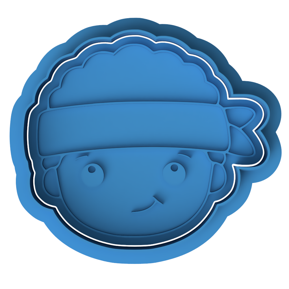 Lucas Sinclair Cookie Cutter and Embosser Set - Stranger Things Fan Gift