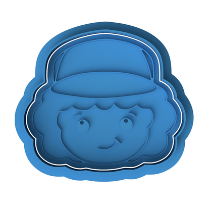 Dustin Henderson Cookie Cutter and Embosser Set - Stranger Things Fan Gift