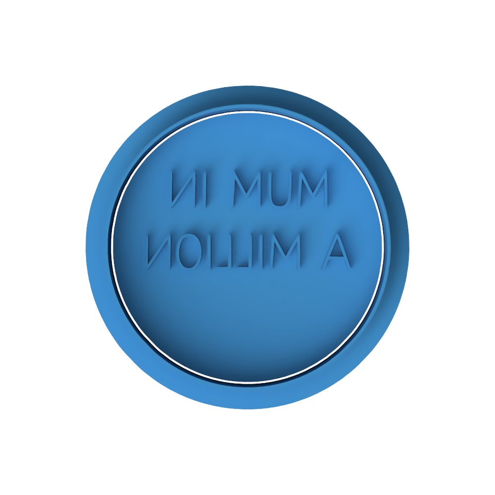 Mum in a Million Round Text Embosser Stamp – Mother's Day Collection