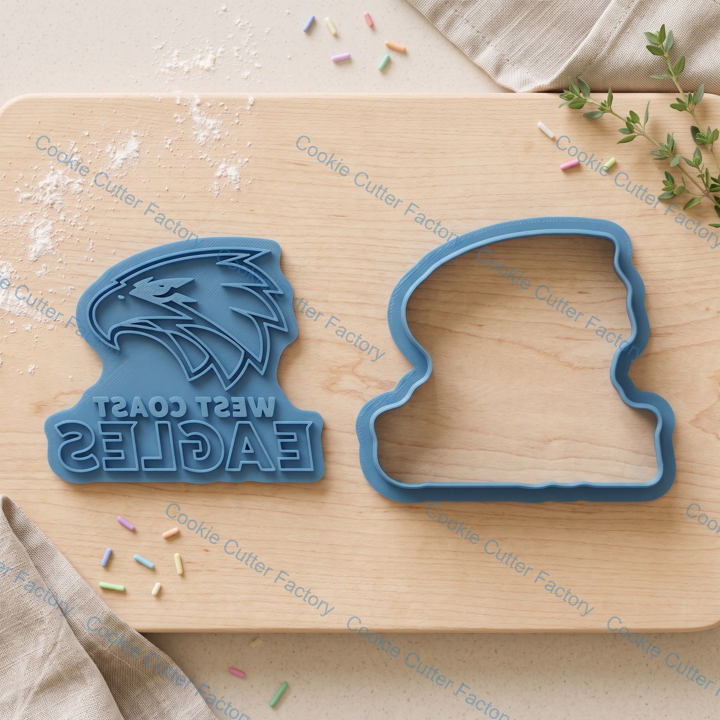 West Coast Eagles Cookie Cutter and Embosser Stamp | Game Day, Footy Fan, Grand Final