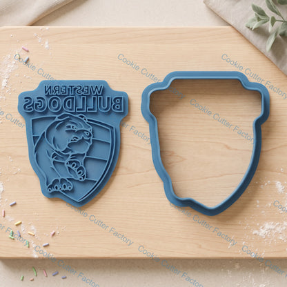 Western Bulldogs Cookie Cutter and Embosser Stamp | Footy Fan, Game Day, Grand Final Party