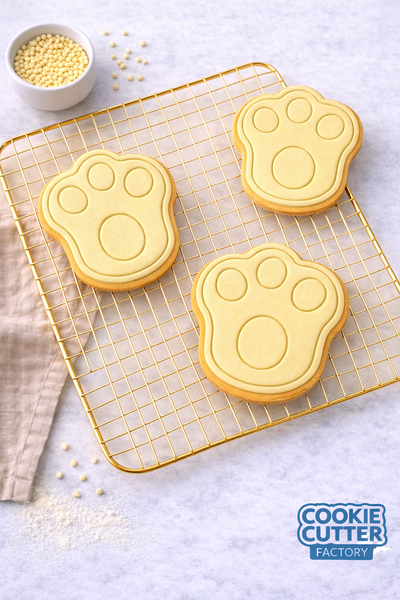 Easter Bunny Paw Cookie Cutter and Embosser Set – Easter Collection