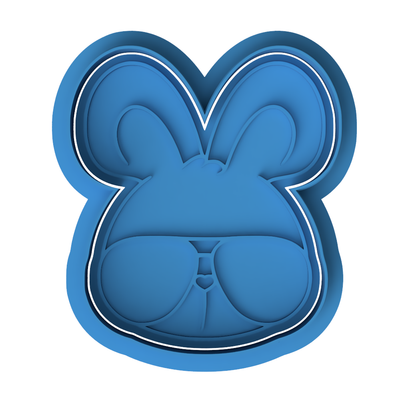 Sunglasses Bunny Easter Cookie Cutter and Embosser Set – Easter Collection