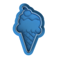 Ice Cream Cone Cookie Cutter with Embosser