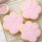 Paw Print Cookie Cutter and Embosser Set – Puppy Dog and Cat Party Baking Tool