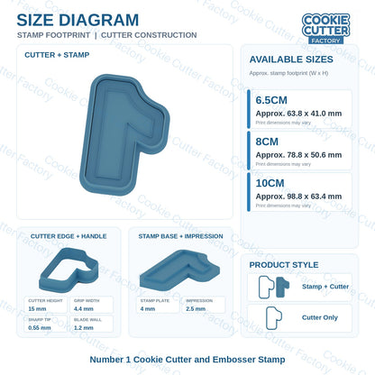 Bold One 1 Cookie Cutter & Embosser Stamp – First Birthday Cookies | CCF_APPROVED_MEDIA_V1:3:ea0a3dd9d7147f2ba05adb0d41f1268013ecbef73ae1678d0c0557771fbacd4e