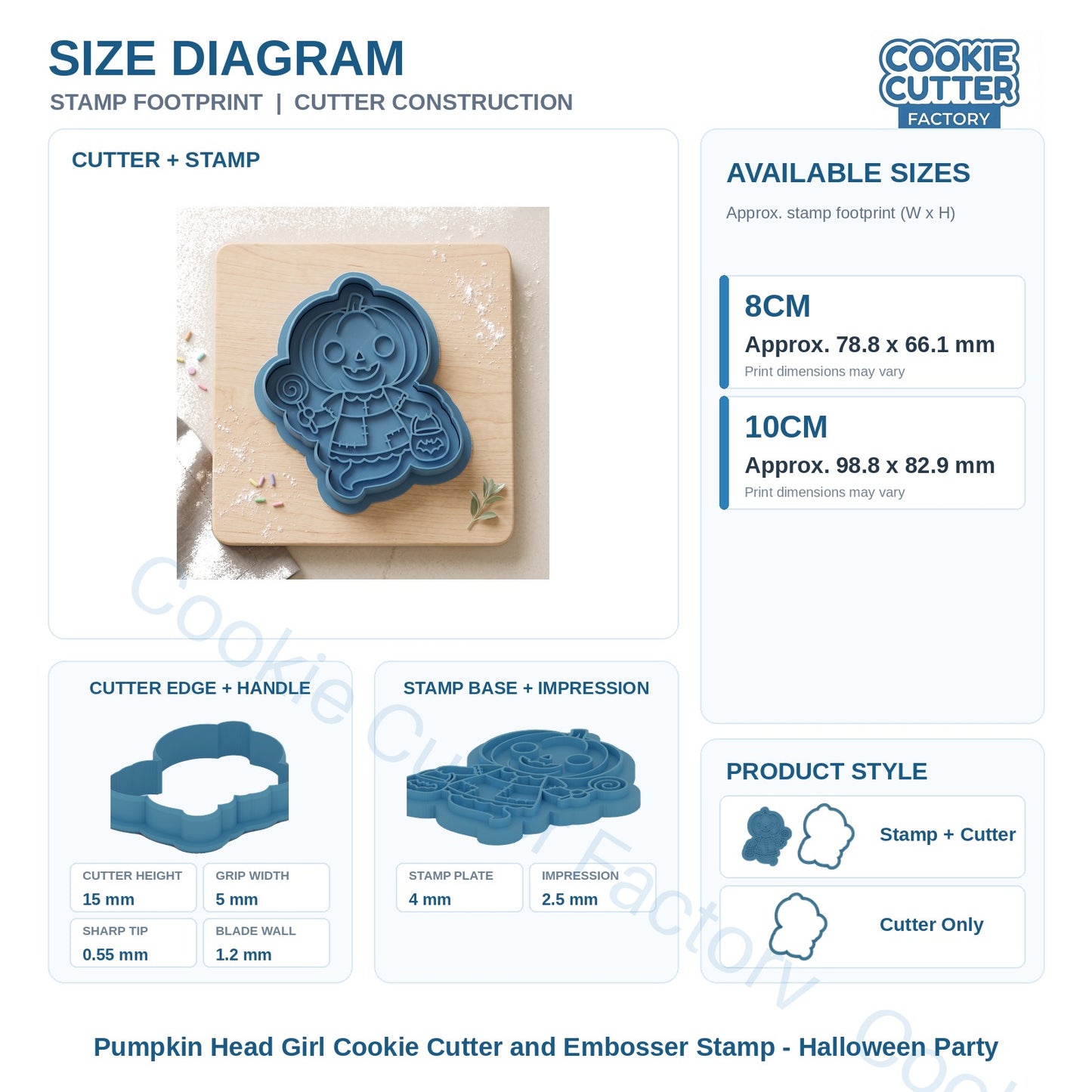Pumpkin Head Girl Cookie Cutter and Embosser Stamp - Halloween Party | CCF_APPROVED_MEDIA_V1:3:43feb28c8fe0cd0a8c4eb9a18884ffcfa71c2afcd978b6dadffcc4fb3b4248ec