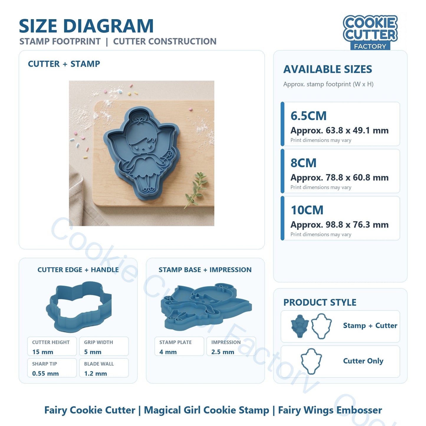 Fairy Cookie Cutter | Magical Girl Cookie Stamp | Fairy Wings Embosser | CCF_APPROVED_MEDIA_V1:4:42645bf083085e3124d6325c49e6dd4a661146edf475b7b45544000fdc084edb