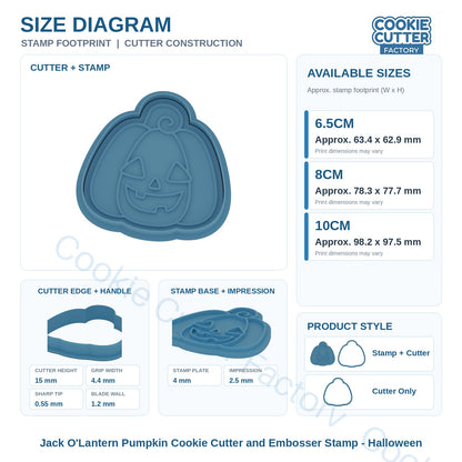 Jack O'Lantern Pumpkin Cookie Cutter and Embosser Stamp - Halloween | CCF_APPROVED_MEDIA_V1:3:9ef764e170dfd994a89e2b2714576c8b7f2150ff196fa4170010798f26373761