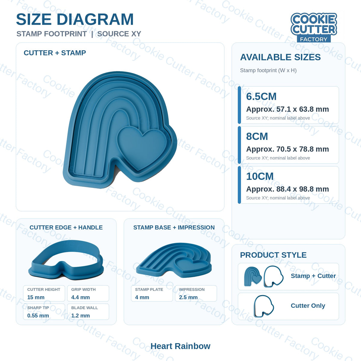 Rainbow Overlapping Heart Cookie Cutter and Embosser Stamp | CCF_APPROVED_MEDIA_V1:3:984f77e78bb2619a4b1e0987d58fe5feebe9a5e4cecc3b41c67c3cacdb87b52e