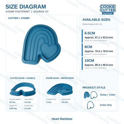 Rainbow Overlapping Heart Cookie Cutter and Embosser Stamp | CCF_APPROVED_MEDIA_V1:3:984f77e78bb2619a4b1e0987d58fe5feebe9a5e4cecc3b41c67c3cacdb87b52e