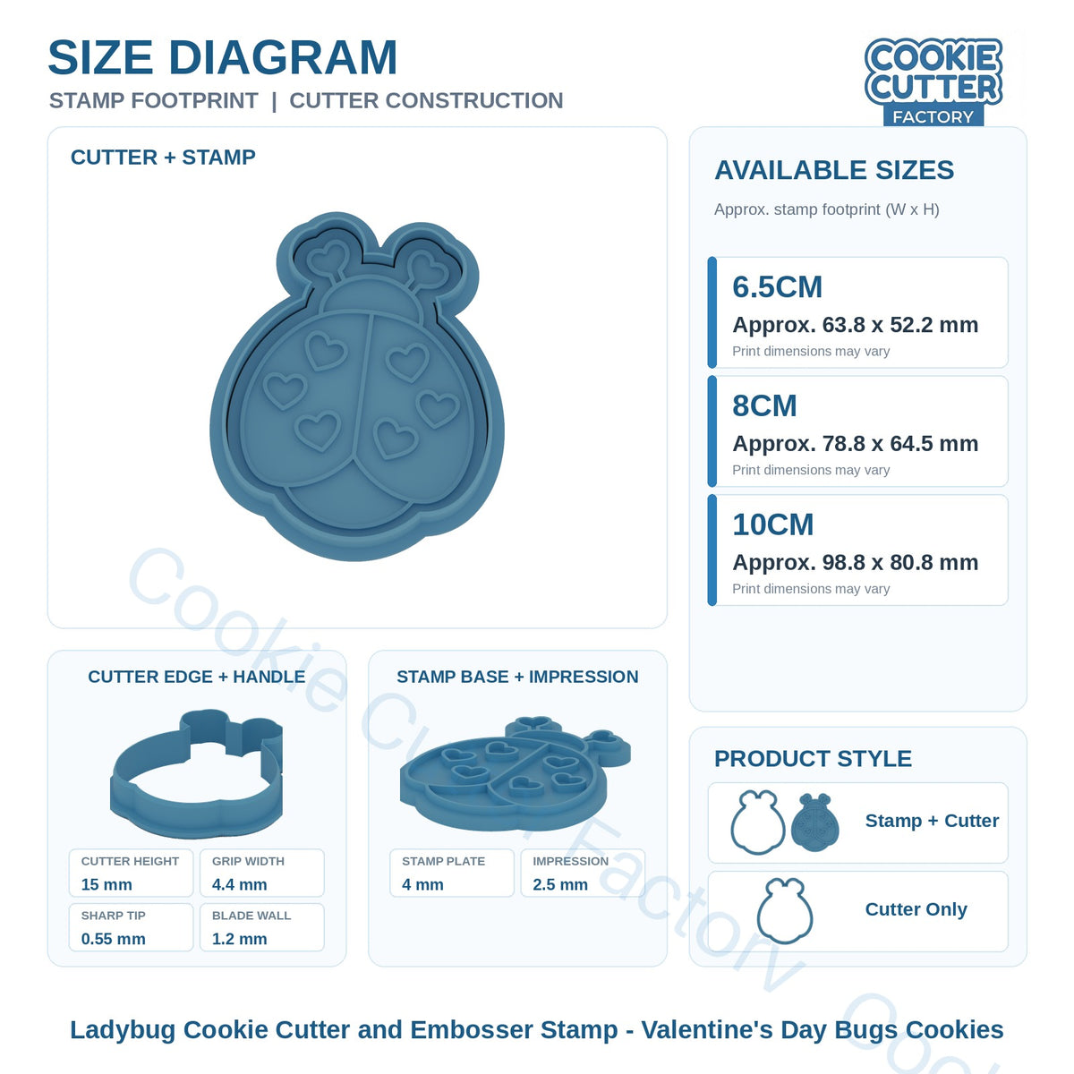 Ladybug Cookie Cutter and Embosser Stamp - Valentine's Day Bugs Cookies | CCF_APPROVED_MEDIA_V1:3:b5da701cf13eaad3a0539b1db5c74fdd585fb9dc6adde9e87b63fe5d85bda548