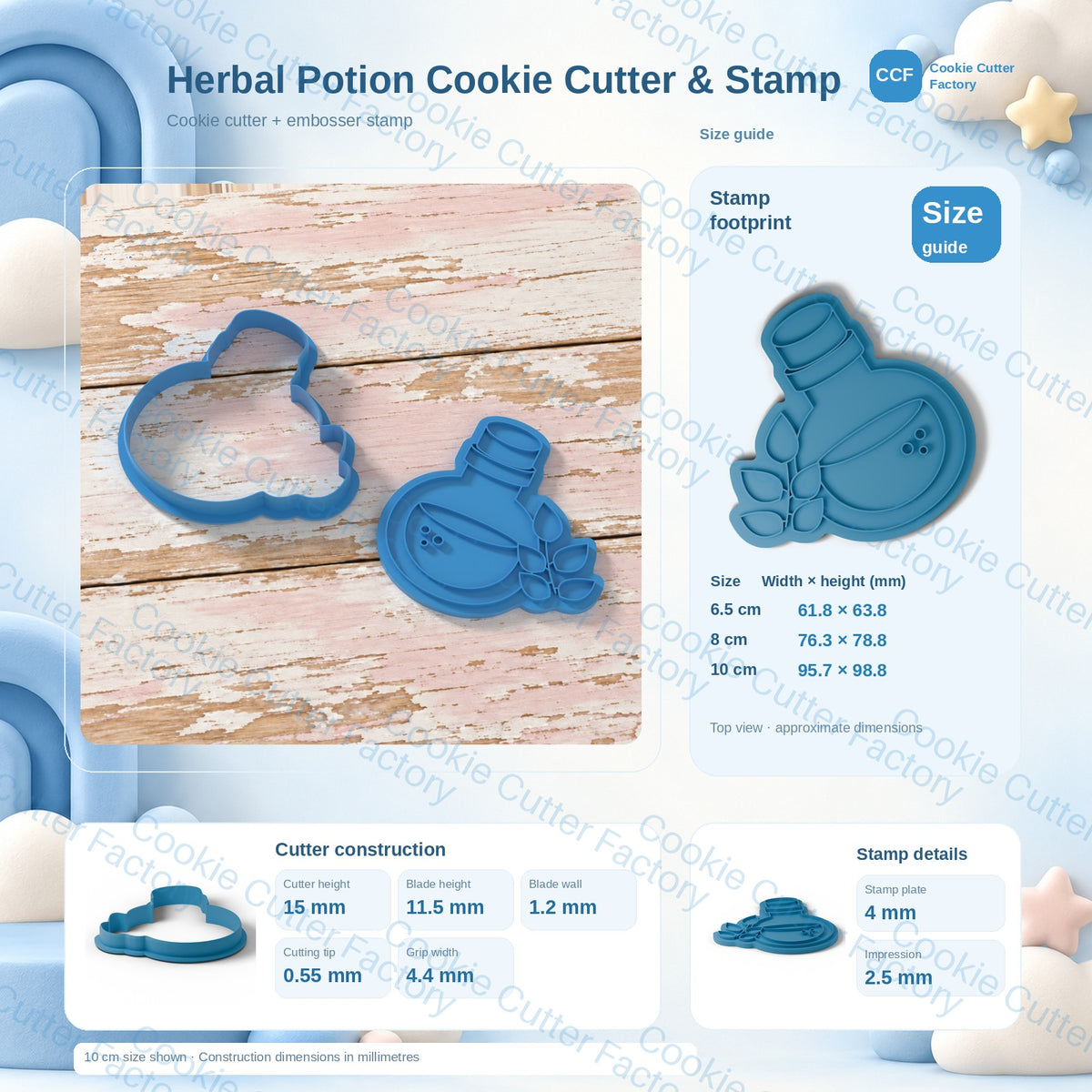 Herbal Potion Cookie Cutter & Stamp | CCF_APPROVED_MEDIA_V1:3:2897a7f197f9a1a92744e5ba323234459ea15e85cd1a2412d391c38fcfba41c1