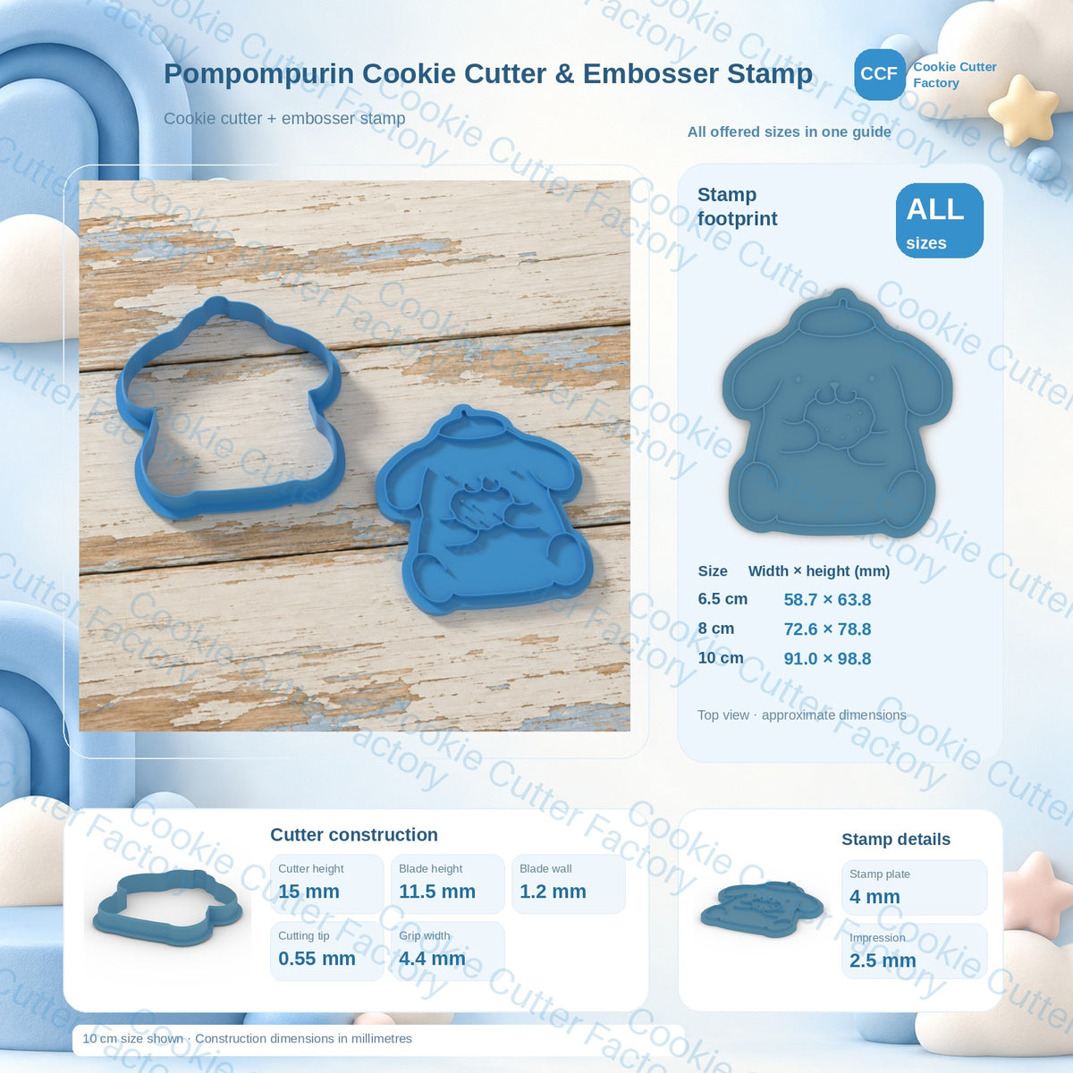 Pompompurin Cookie Cutter & Embosser Stamp | CCF_APPROVED_MEDIA_V1:3:a179c8da3959eaaebb7c650719c51eddc4b902984618e64c87f90ded8a112bd6